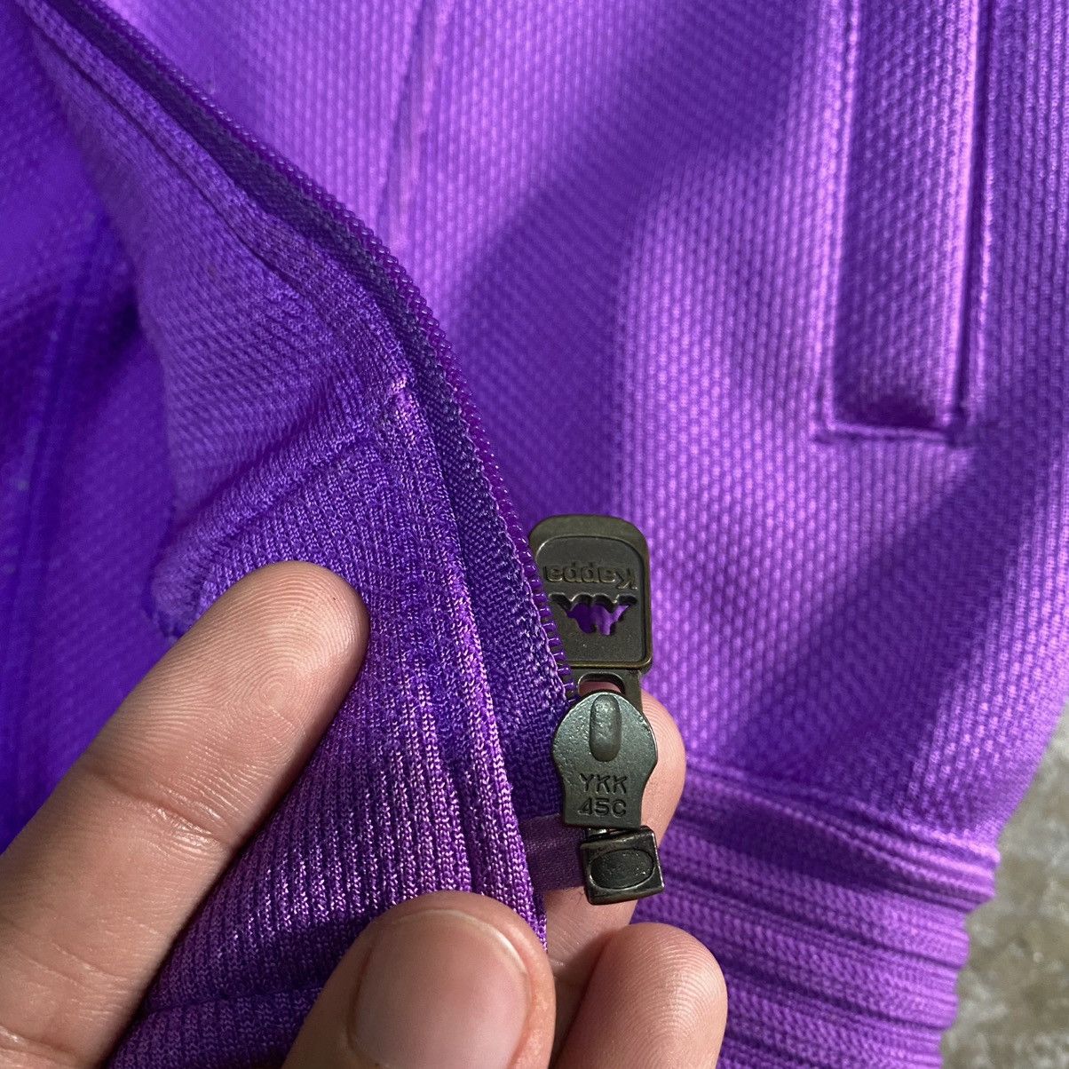 Vintage Kappa Rainbow purple Colourway Sweater