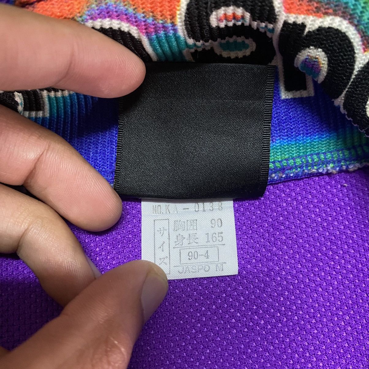 Vintage Kappa Rainbow purple Colourway Sweater