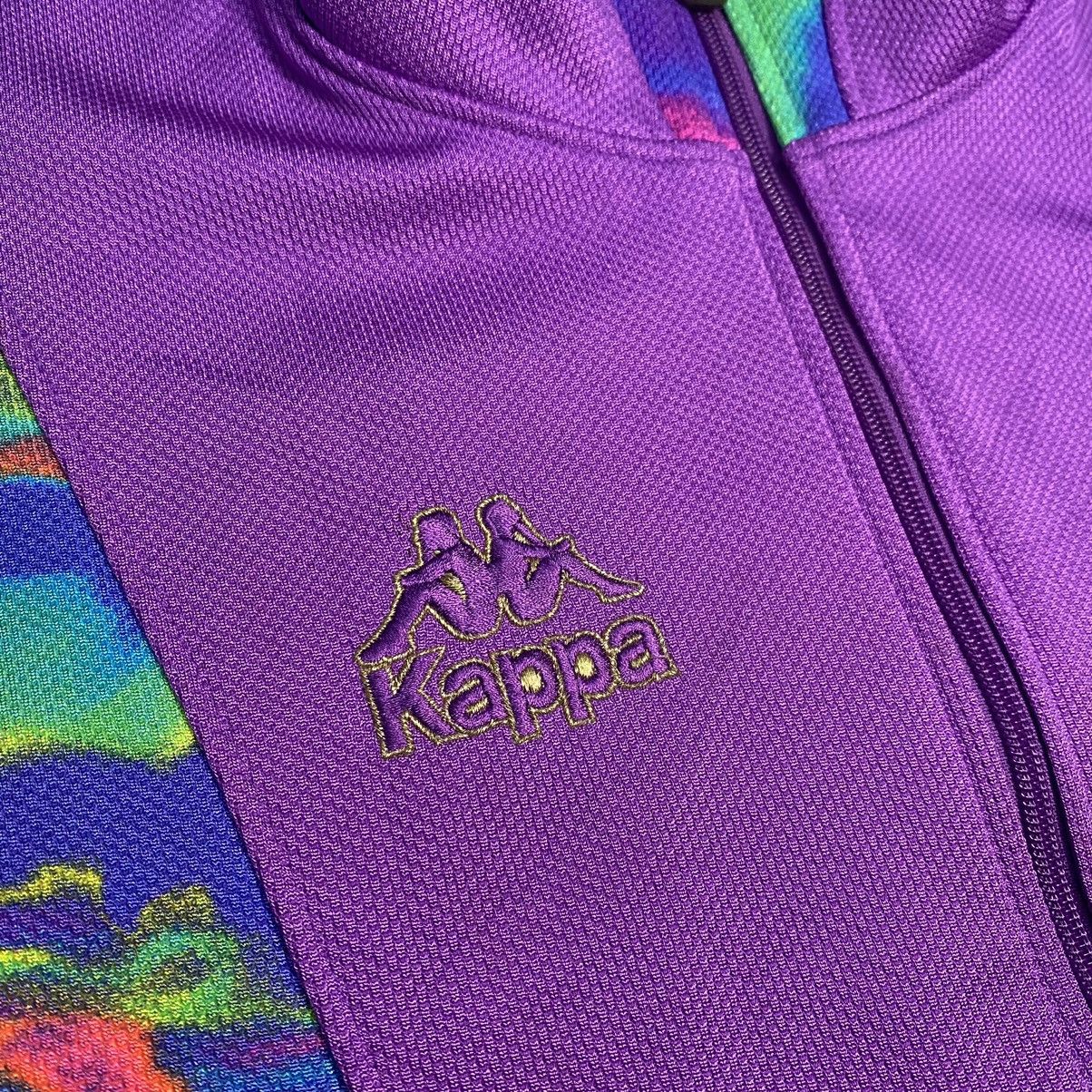 Vintage Kappa Rainbow purple Colourway Sweater