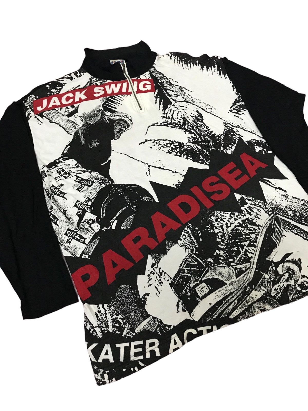 Japanese Brand SKATER ACTIVE JACK SWING FRONT FULL PRINT RIDE SKATEBOARD Size US M / EU 48-50 / 2 - 3 Thumbnail