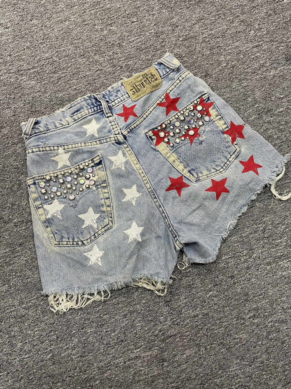 Levi's Vintage 90s Levis Silver Tab Short Jeans Cropped Pant Size 29" - 2 Thumbnail