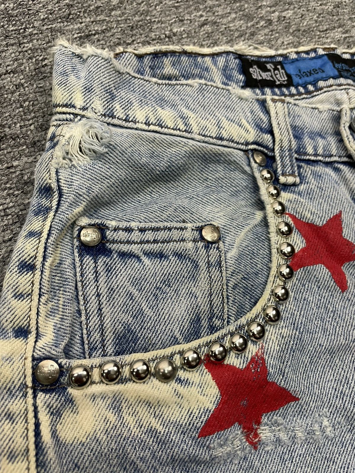 Levi's Vintage 90s Levis Silver Tab Short Jeans Cropped Pant Size 29" - 7 Thumbnail