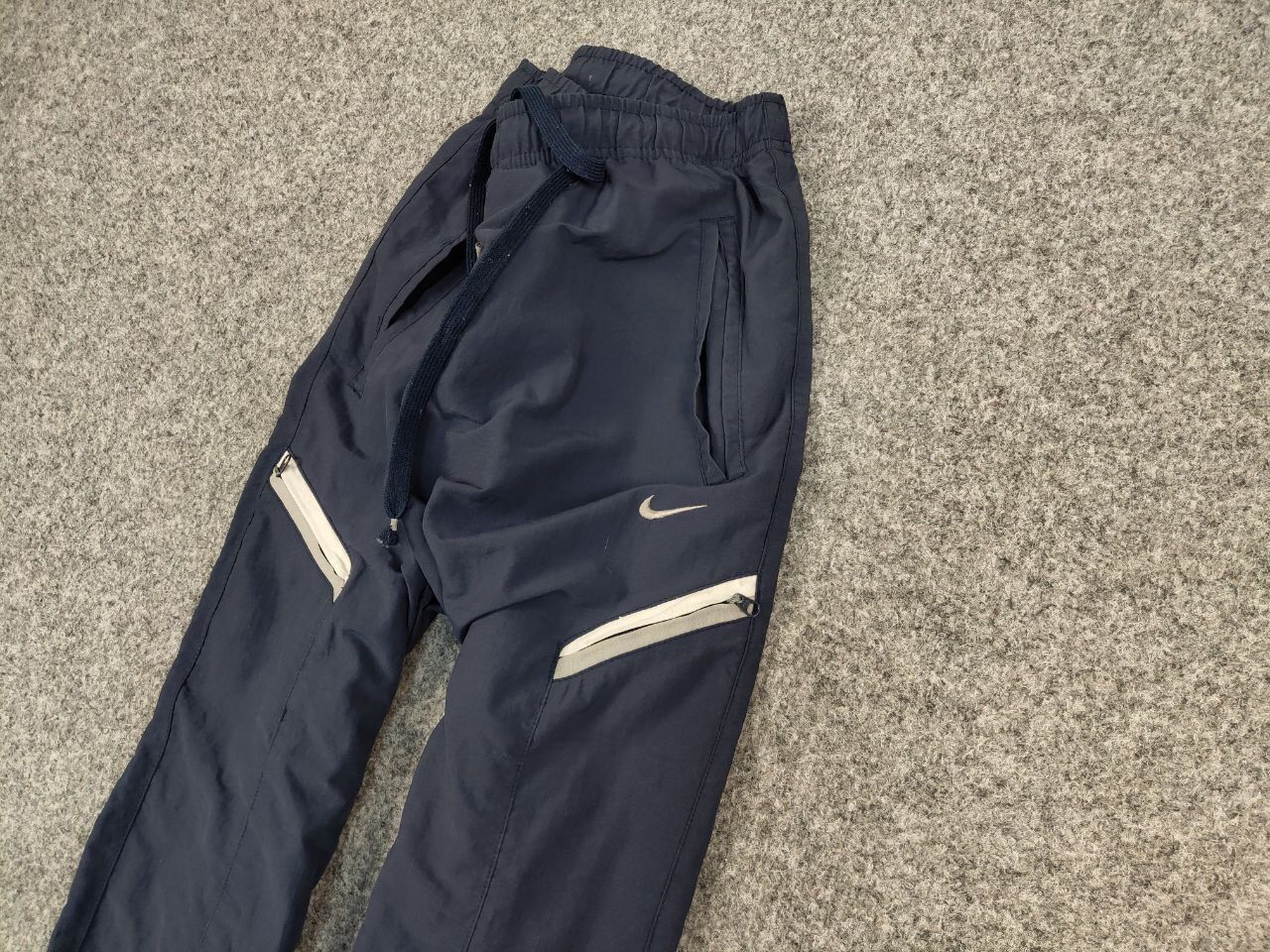Nike Vintage 90's Nike Swoosh Track Jogger Cargo Blue Pants Size US 34 / EU 50 - 4 Thumbnail