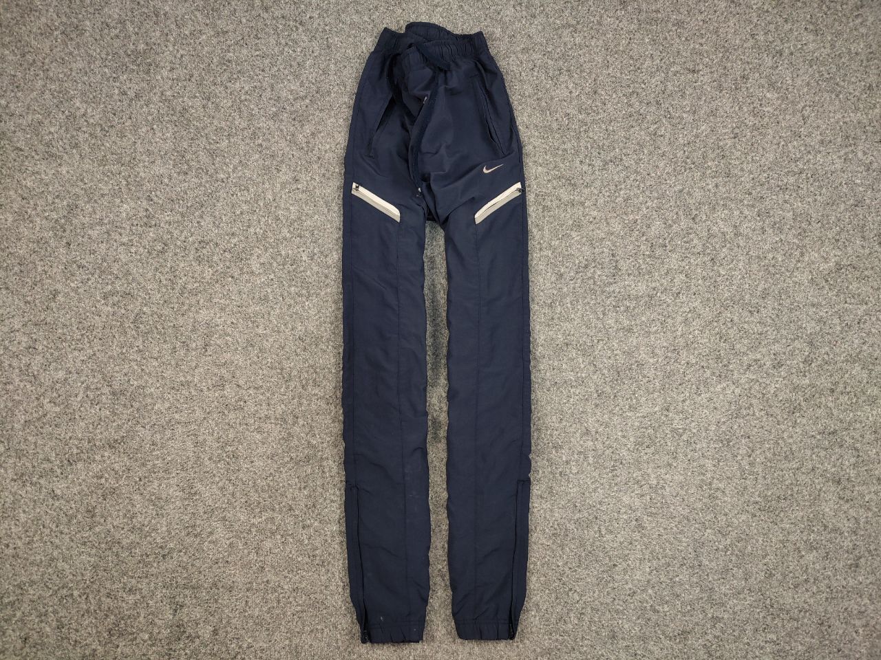 Nike Vintage 90's Nike Swoosh Track Jogger Cargo Blue Pants Size US 34 / EU 50 - 1 Thumbnail