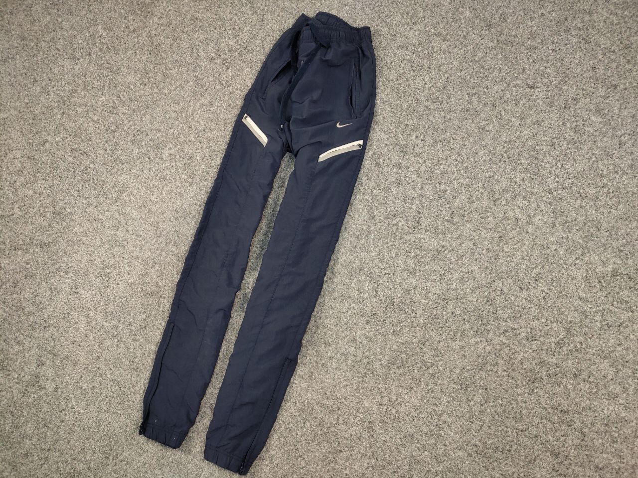 Nike Vintage 90's Nike Swoosh Track Jogger Cargo Blue Pants Size US 34 / EU 50 - 3 Thumbnail