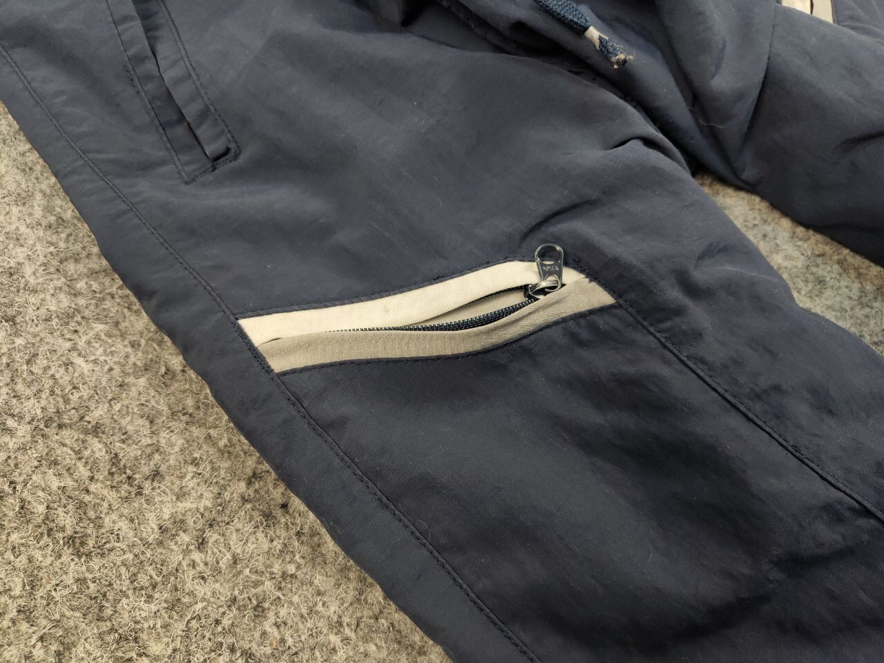 Nike Vintage 90's Nike Swoosh Track Jogger Cargo Blue Pants Size US 34 / EU 50 - 11 Thumbnail
