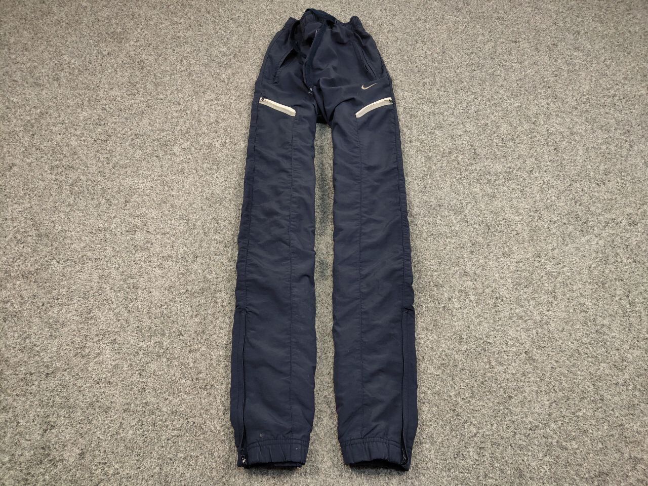 Nike Vintage 90's Nike Swoosh Track Jogger Cargo Blue Pants Size US 34 / EU 50 - 2 Thumbnail