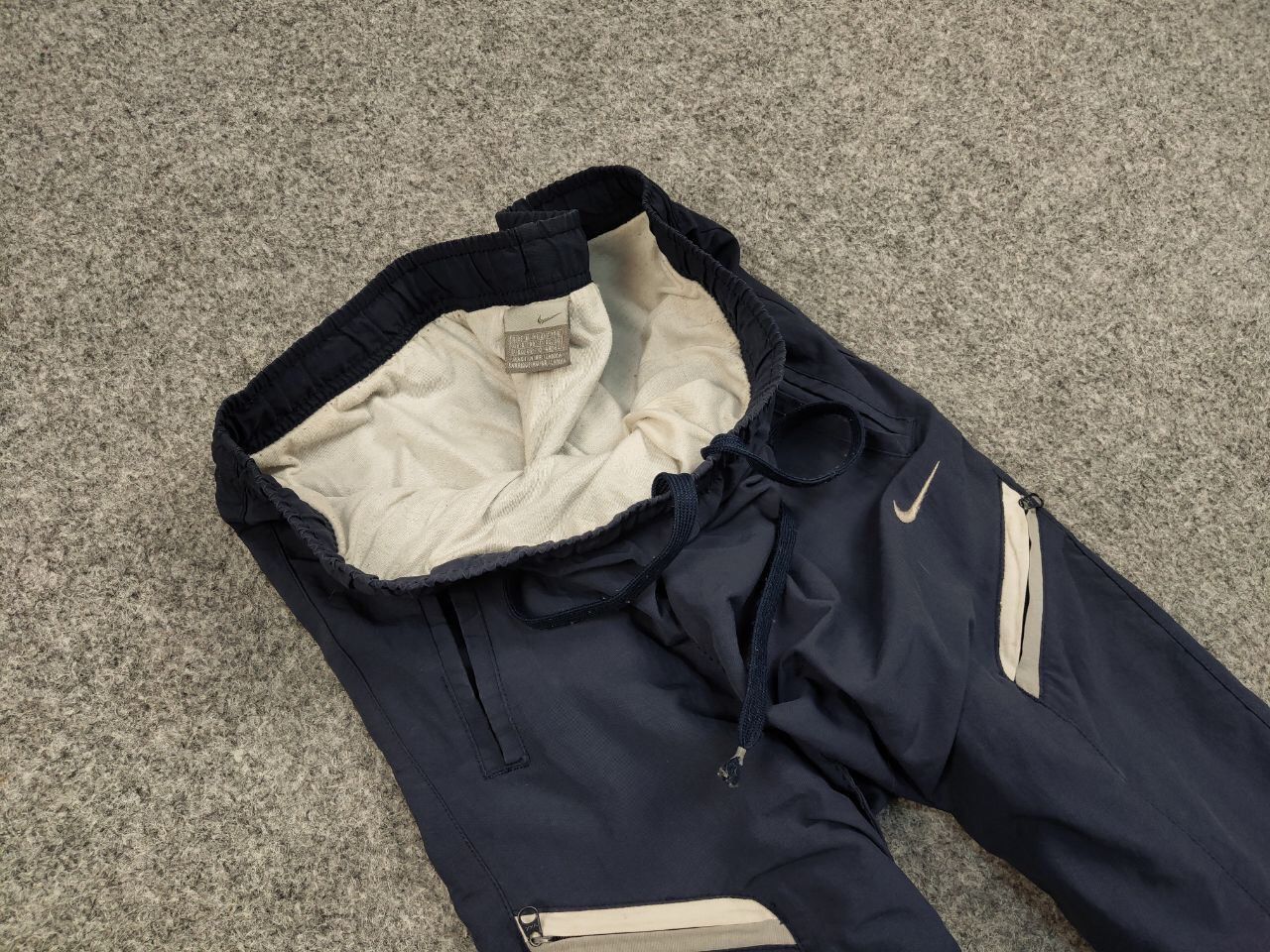 Nike Vintage 90's Nike Swoosh Track Jogger Cargo Blue Pants Size US 34 / EU 50 - 12 Thumbnail
