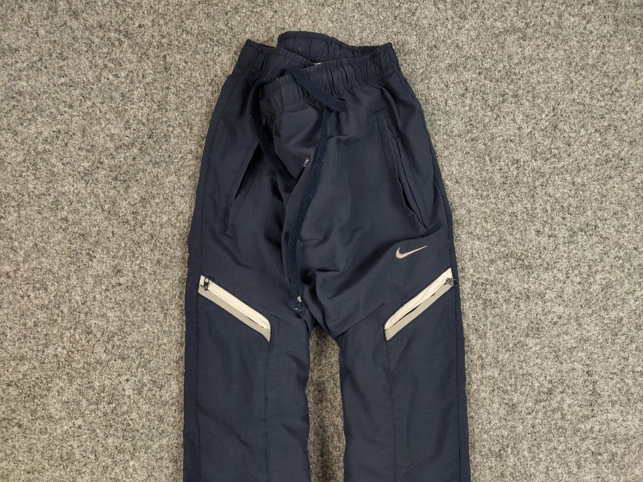 Nike Vintage 90's Nike Swoosh Track Jogger Cargo Blue Pants Size US 34 / EU 50 - 6 Thumbnail