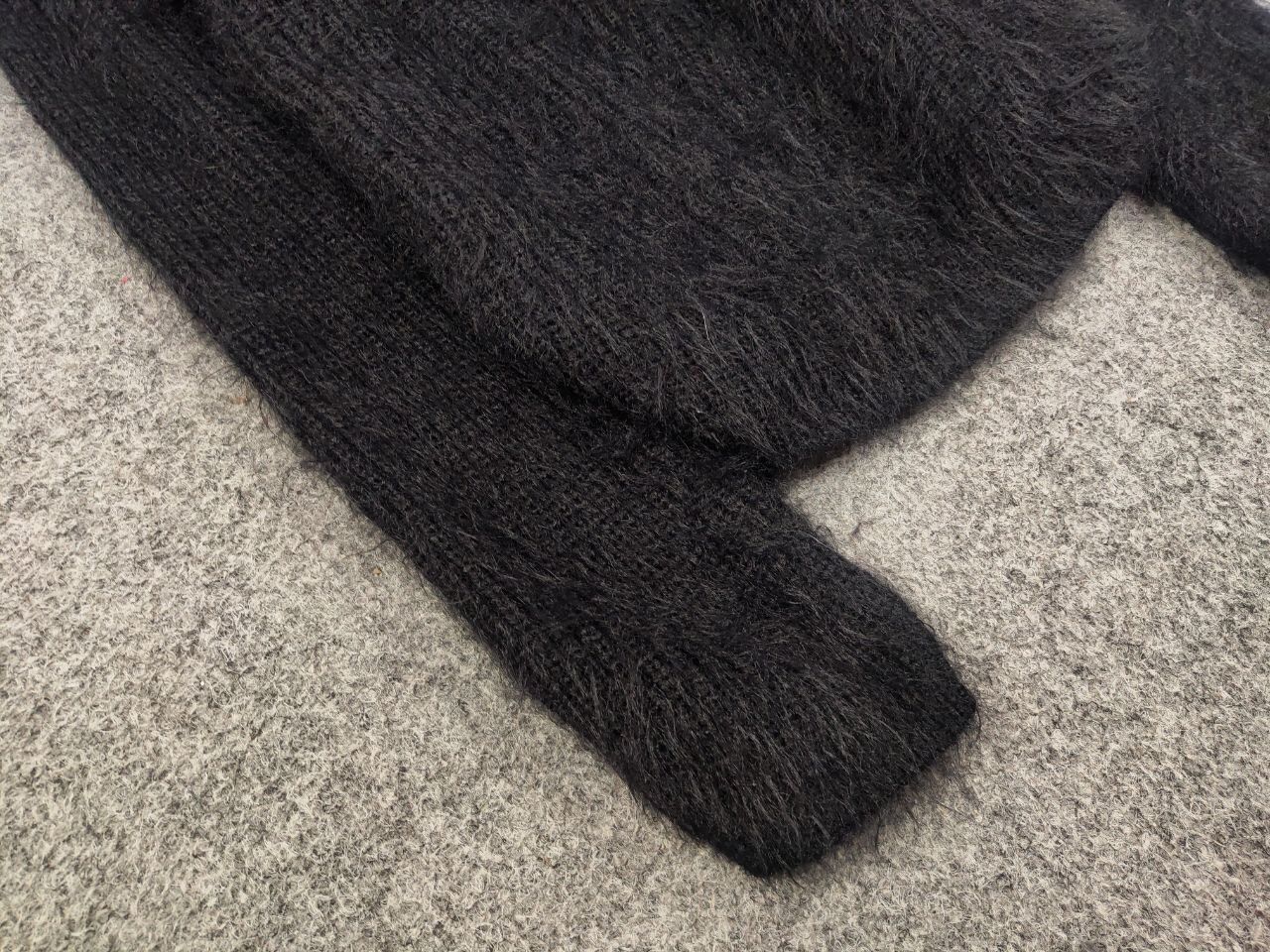 If Six Was Nine Vintage 90's Japanese Black Mohair Style Fuzzy Sweater Size US S / EU 44-46 / 1 - 6 Thumbnail