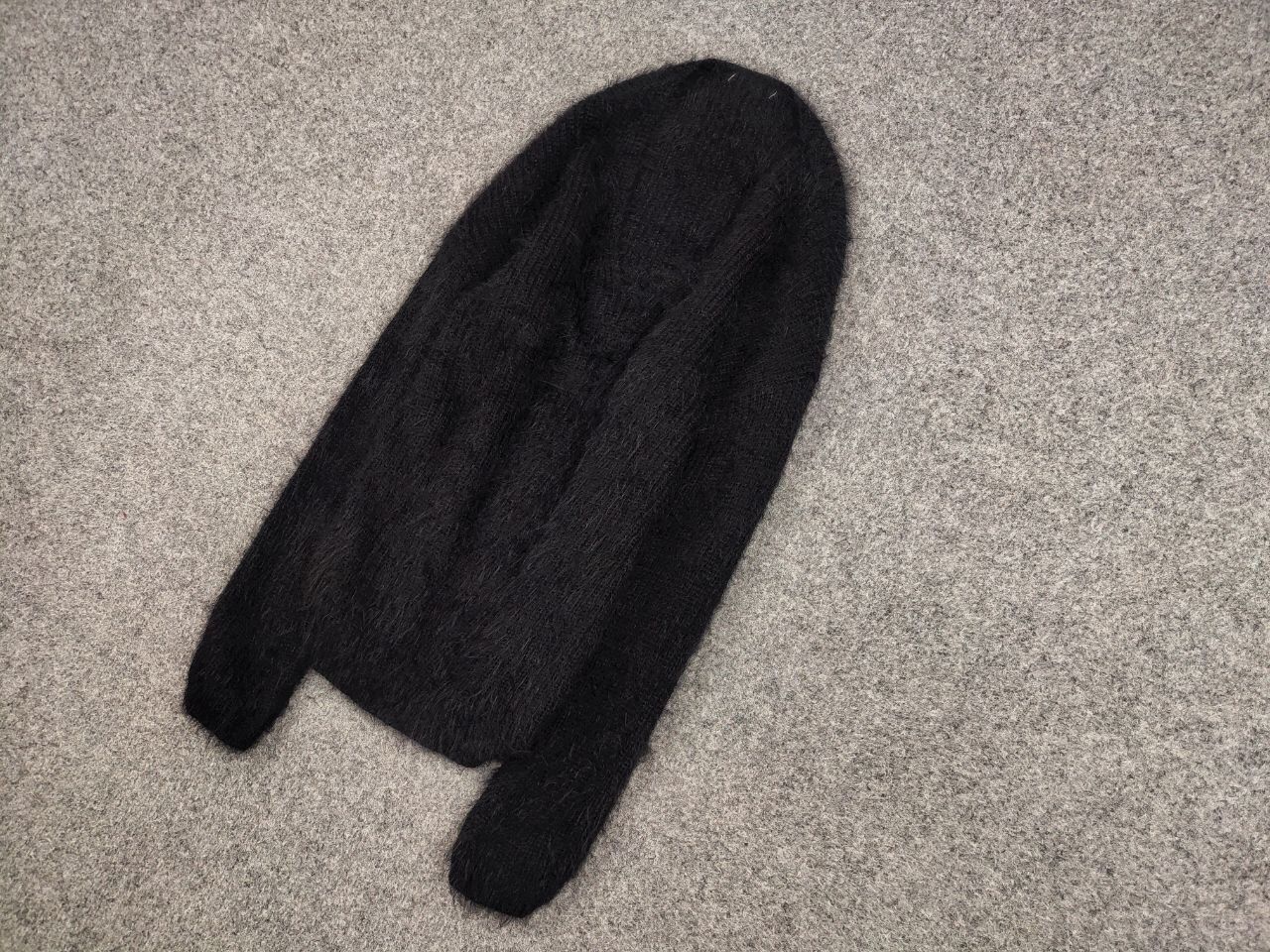 If Six Was Nine Vintage 90's Japanese Black Mohair Style Fuzzy Sweater Size US S / EU 44-46 / 1 - 3 Thumbnail