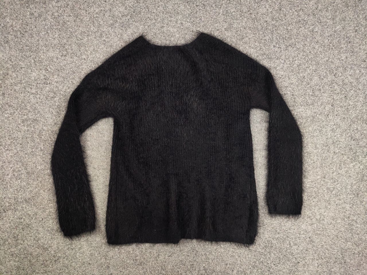 If Six Was Nine Vintage 90's Japanese Black Mohair Style Fuzzy Sweater Size US S / EU 44-46 / 1 - 14 Thumbnail