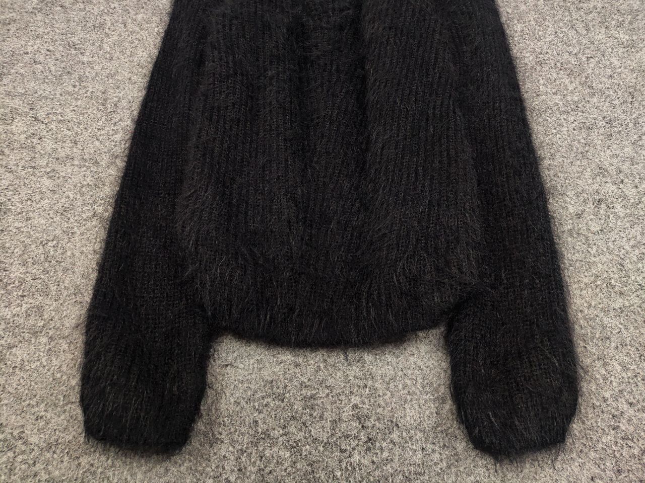 If Six Was Nine Vintage 90's Japanese Black Mohair Style Fuzzy Sweater Size US S / EU 44-46 / 1 - 9 Thumbnail