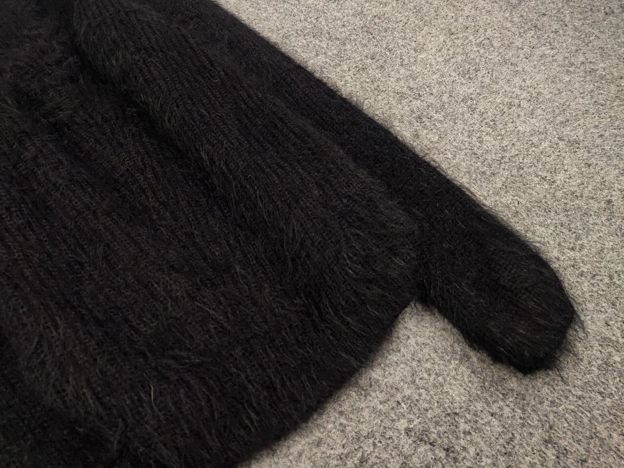 If Six Was Nine Vintage 90's Japanese Black Mohair Style Fuzzy Sweater Size US S / EU 44-46 / 1 - 11 Thumbnail