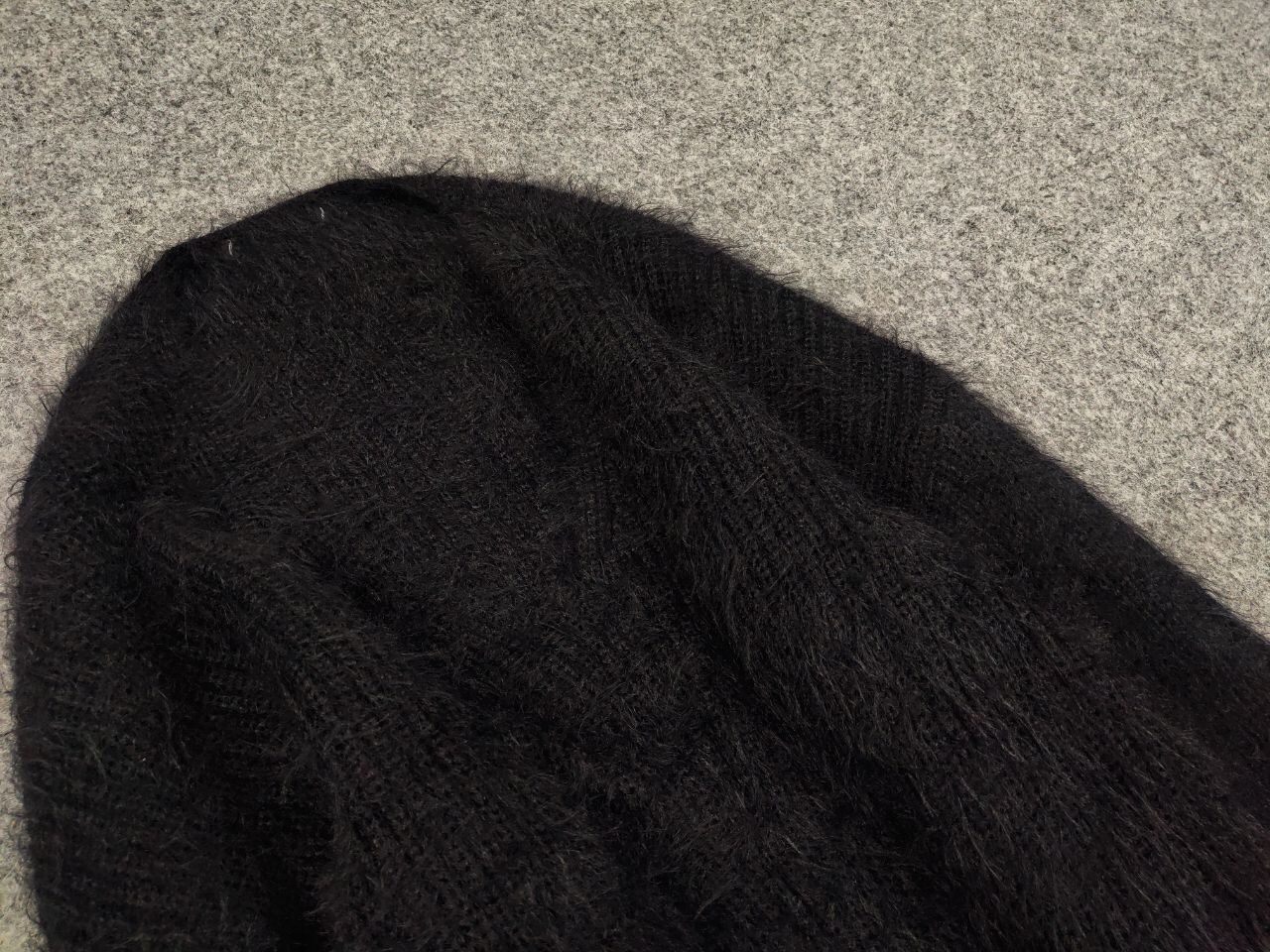If Six Was Nine Vintage 90's Japanese Black Mohair Style Fuzzy Sweater Size US S / EU 44-46 / 1 - 10 Thumbnail