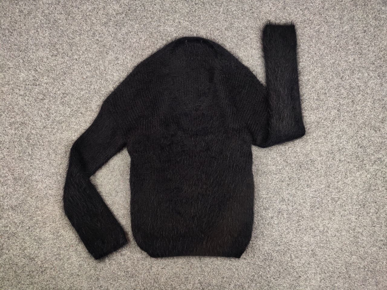 If Six Was Nine Vintage 90's Japanese Black Mohair Style Fuzzy Sweater Size US S / EU 44-46 / 1 - 12 Thumbnail