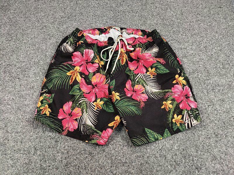 Vintage Vintage 90's Flowers Art Casual Shorts Streetwear Hawaiian Size US 34 / EU 50 - 2 Thumbnail