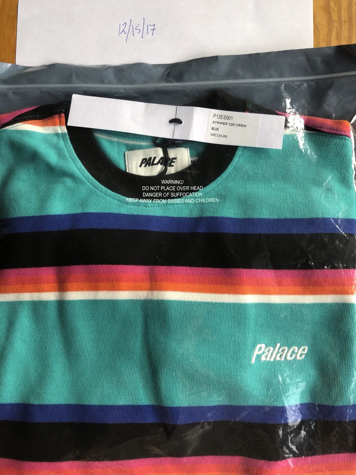 トップス PALACE Striper Crew Smeat Palace Striper 320 Crew | Grailed
