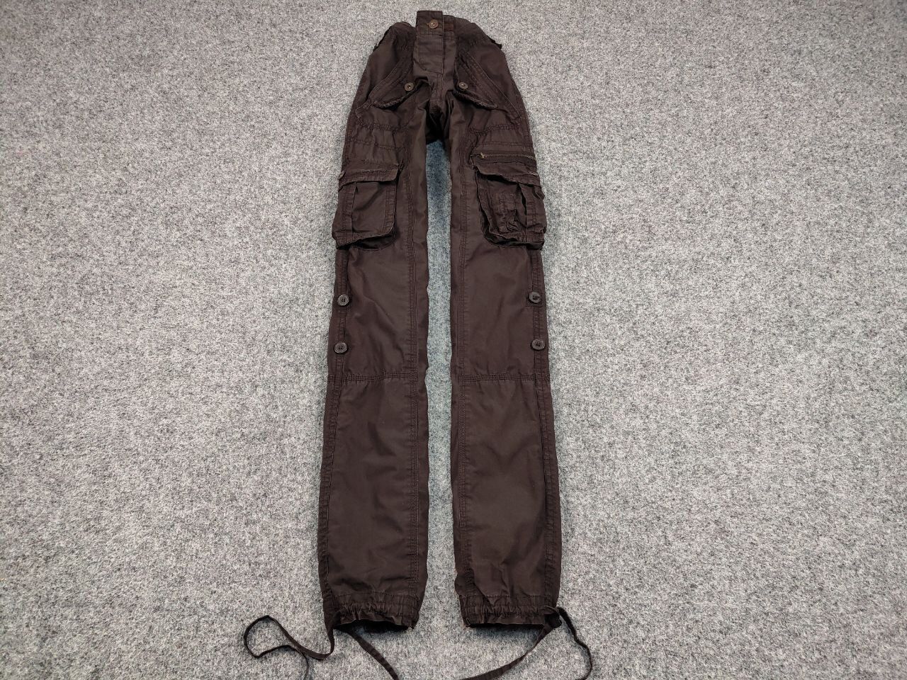 Japanese Brand Vintage 90's Cargo Pants Travis Scott Japan Zip Pocket Size US 29 - 2 Thumbnail