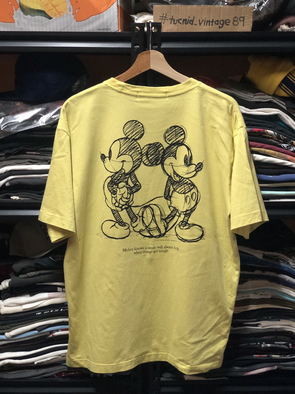 Disney × Japanese Brand × Undercover 💥Steal💥Mickey Mouse X Gu X Undercover Tshirt Size US L / EU 52-54 / 3 - 1 Thumbnail