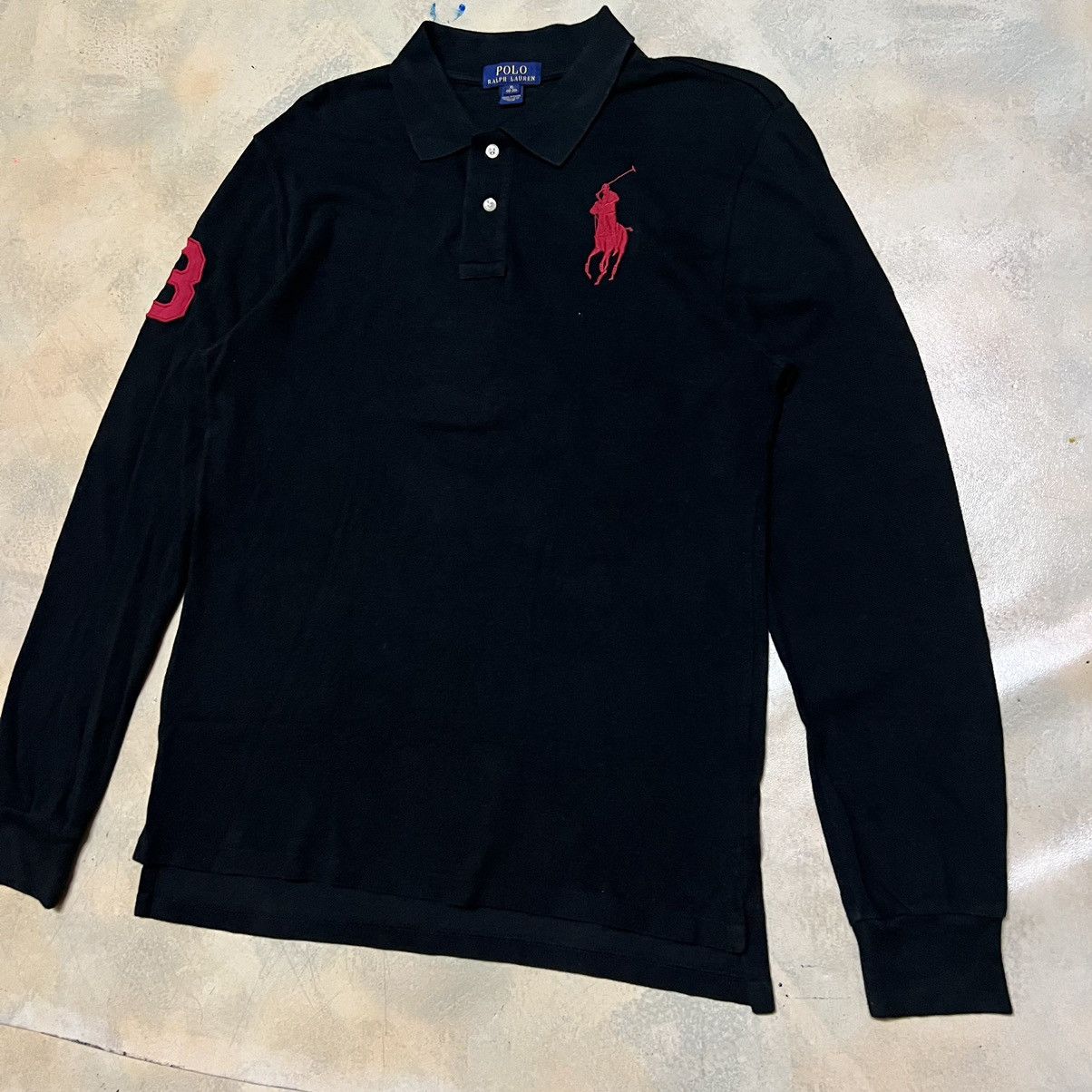 Polo Ralph Lauren Polo Ralph Lauren Big Pony Long Sleeve Size US XL / EU 56 / 4 - 2 Thumbnail