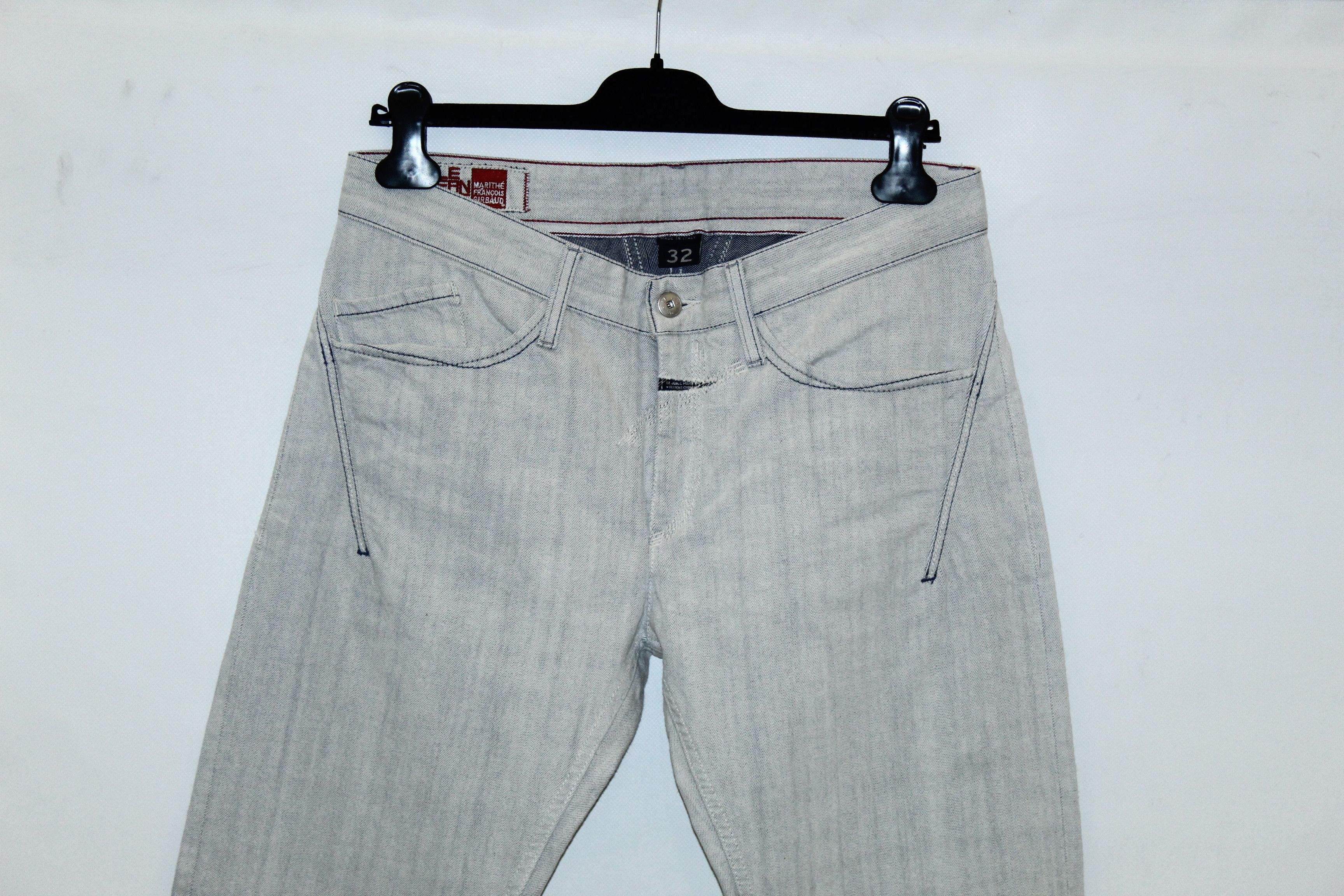 Marithe + Francois Girbaud 💥 Marithe Francois Girbaud Garment Dyed Raw Denim Jeans Size US 32 / EU 48 - 5 Thumbnail