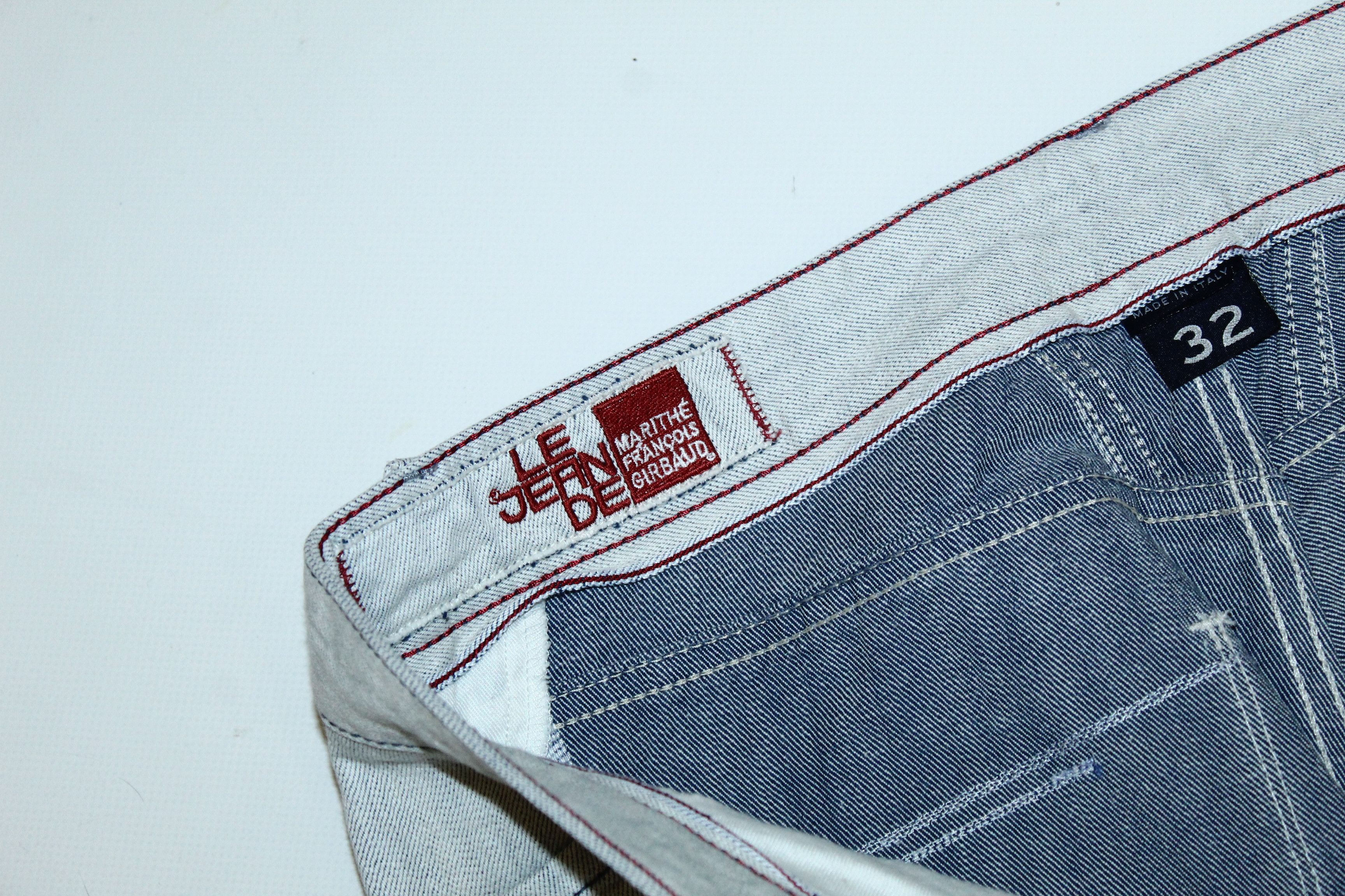 Marithe + Francois Girbaud 💥 Marithe Francois Girbaud Garment Dyed Raw Denim Jeans Size US 32 / EU 48 - 7 Thumbnail