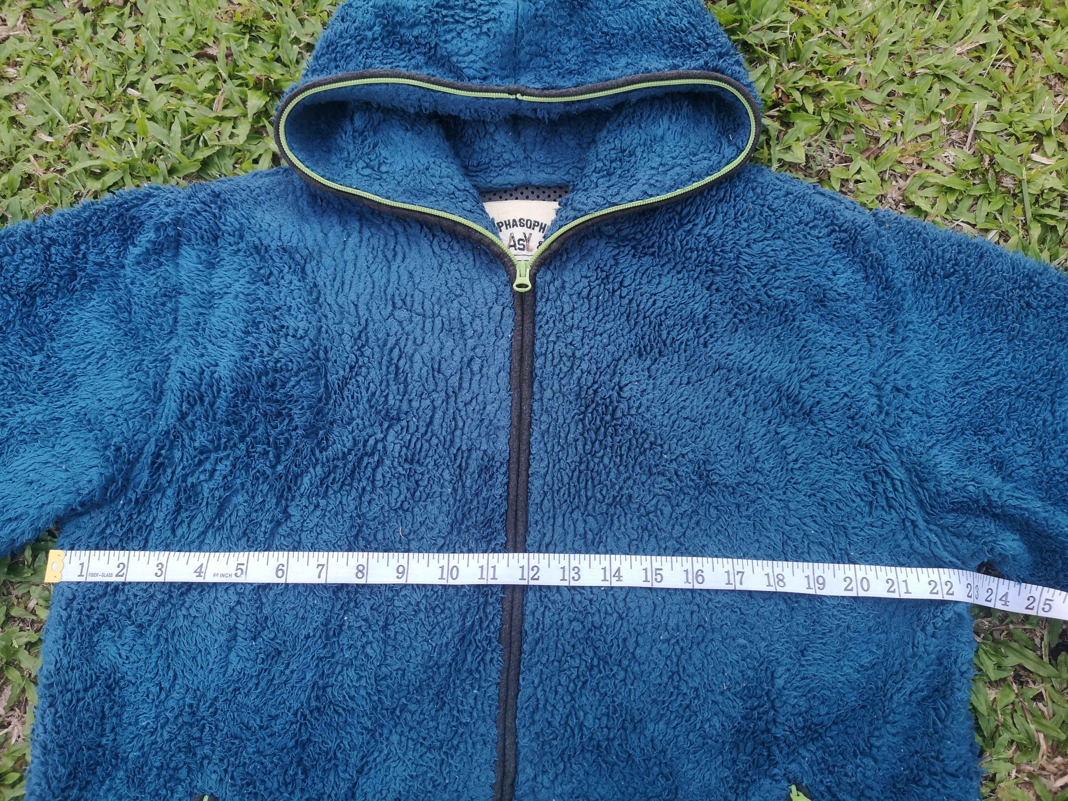 Designer × Japanese Brand × Vintage Alphasophy Fleece Zipper Hoodie Size US L / EU 52-54 / 3 - 14 Thumbnail