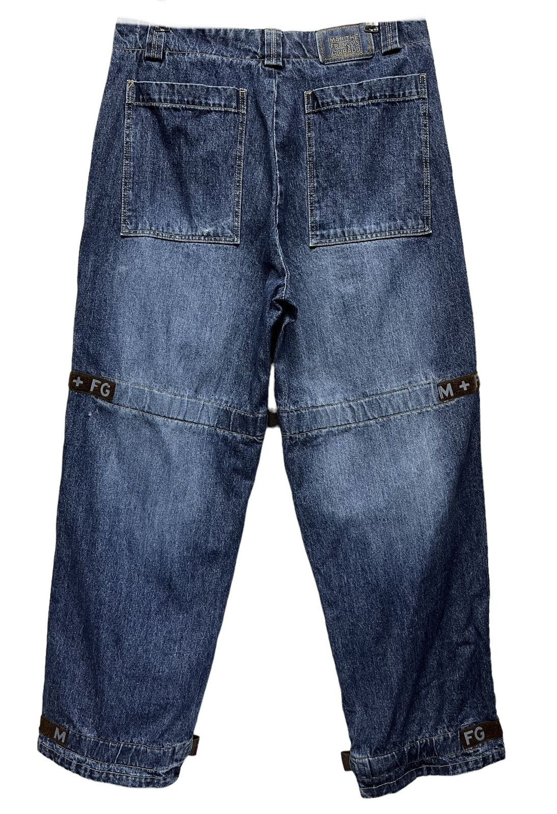 Marithe + Francois Girbaud 🔥VERY RARE BLUE MARITHE FRANCOIS GIBRAUD Baggy Multipocket Size US 35 - 9 Thumbnail