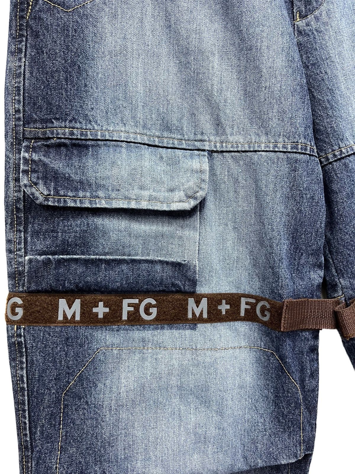 Marithe + Francois Girbaud 🔥VERY RARE BLUE MARITHE FRANCOIS GIBRAUD Baggy Multipocket Size US 35 - 6 Thumbnail
