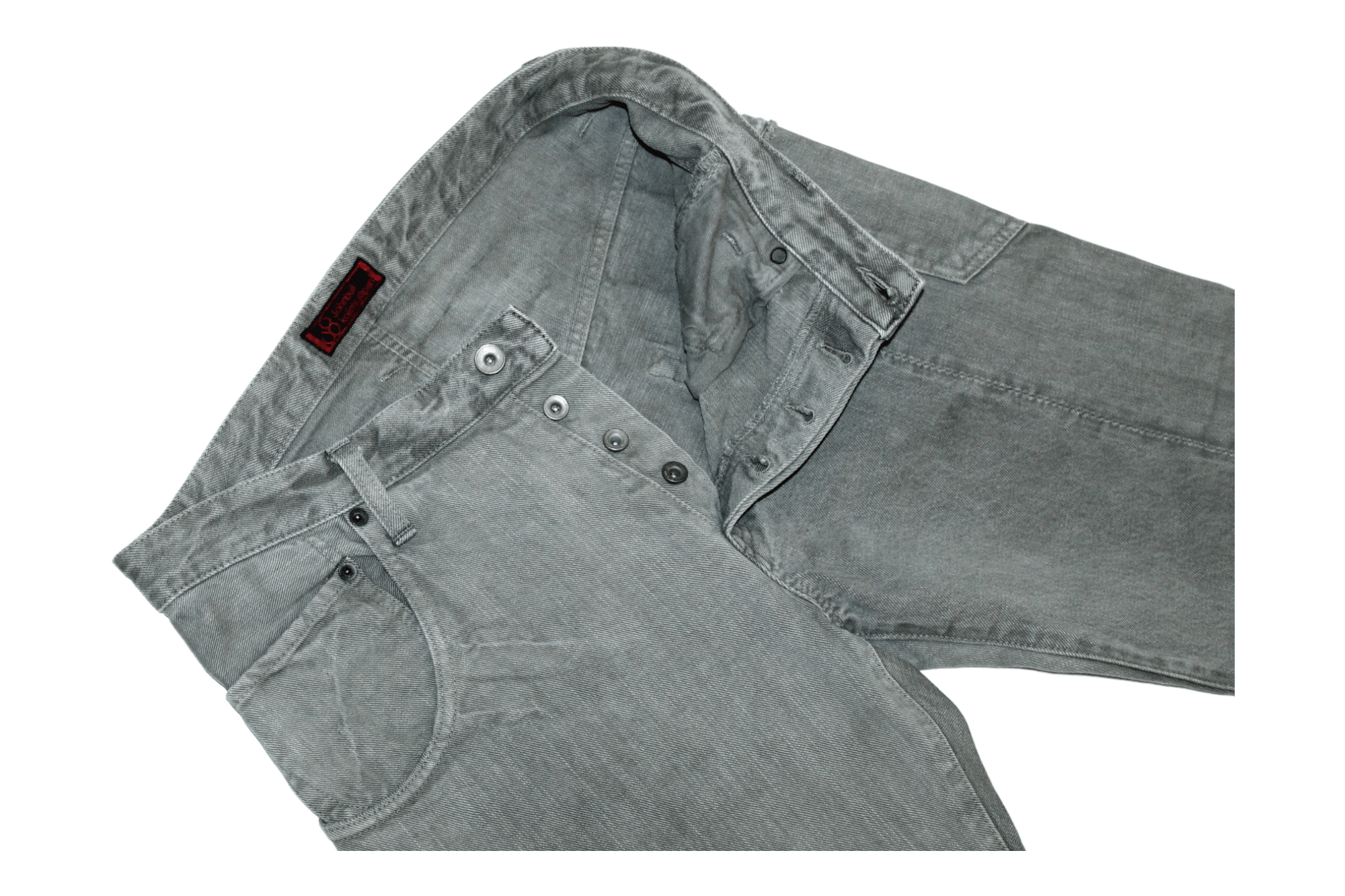 Johnbull 💥VTG John Bull x Kojima Genes Japan asymmetrical jeans Size US 32 / EU 48 - 6 Thumbnail