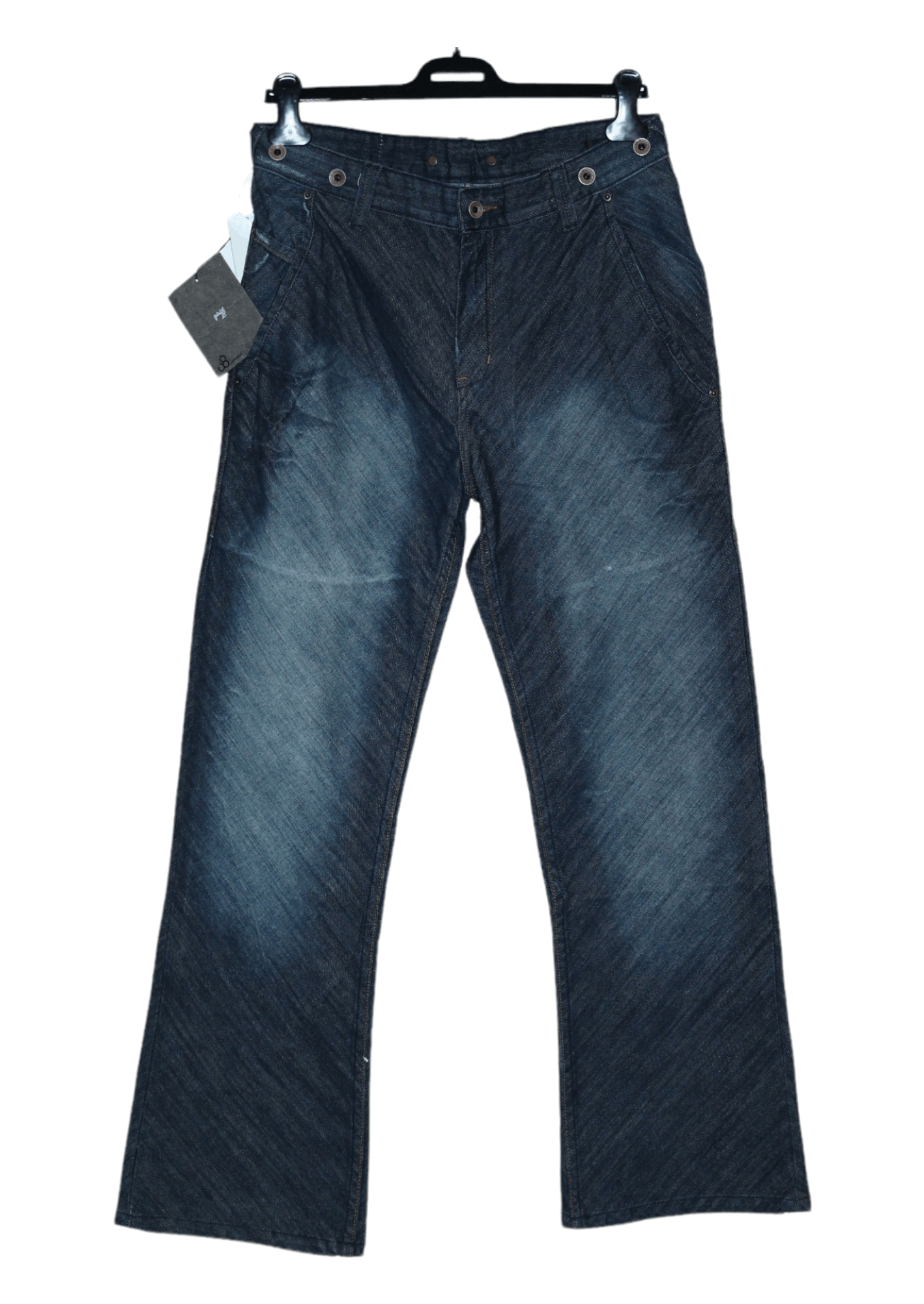 Johnbull Vtg💥 Y2K John Bull Carpenter wide leg flared baggy jeans Size US 31 - 2 Thumbnail
