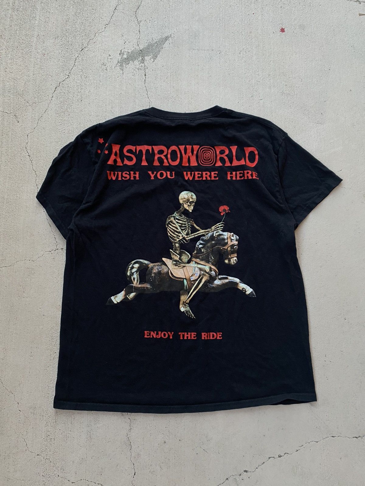 Rap Tees × Streetwear × Travis Scott Black Travis Scott Enjoy The Ride ...