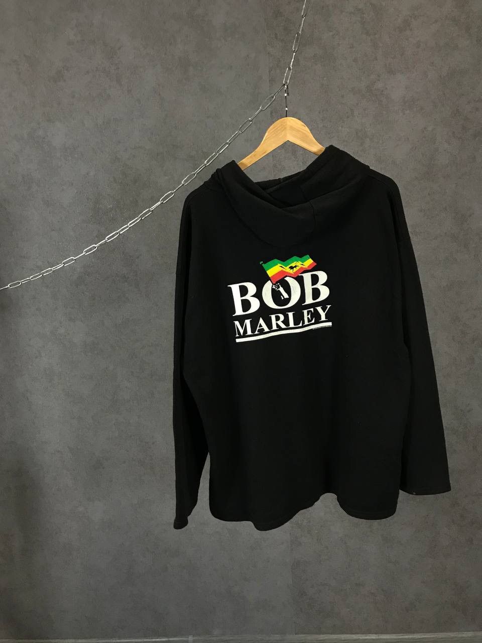 Bob Marley Bob Marley 2001 vintage cult overprinted hoodie Size US XL / EU 56 / 4 - 2 Thumbnail