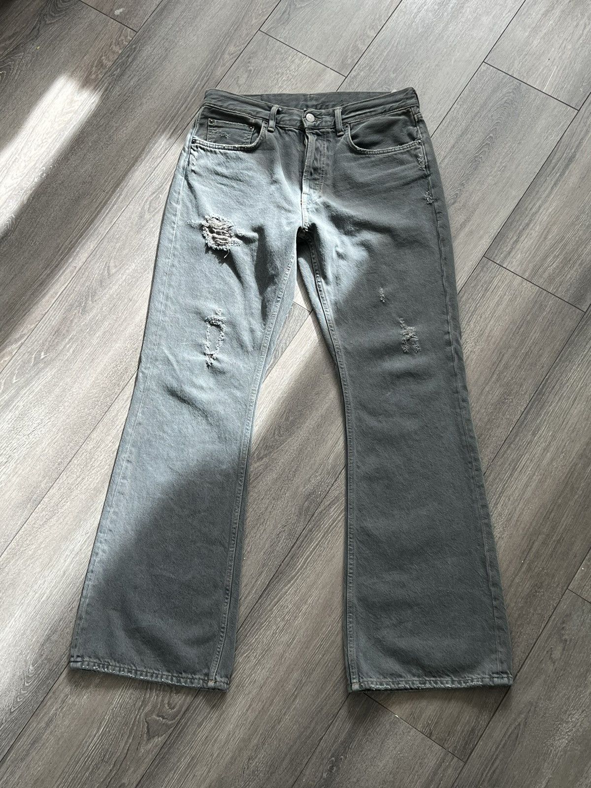 Acne Studios Acne Studios 1992M Desert Dust Destroyed Denim