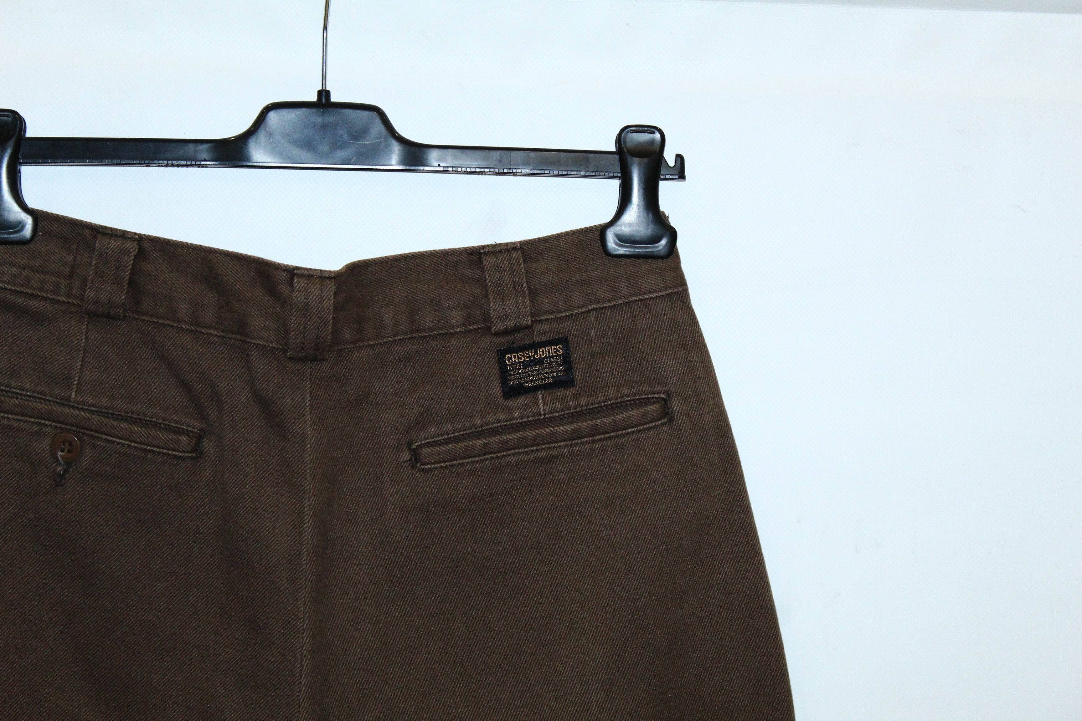 Wrangler VTG Casey Jones for Workers pleated cotton twill denim pants Size US 30 / EU 46 - 5 Thumbnail