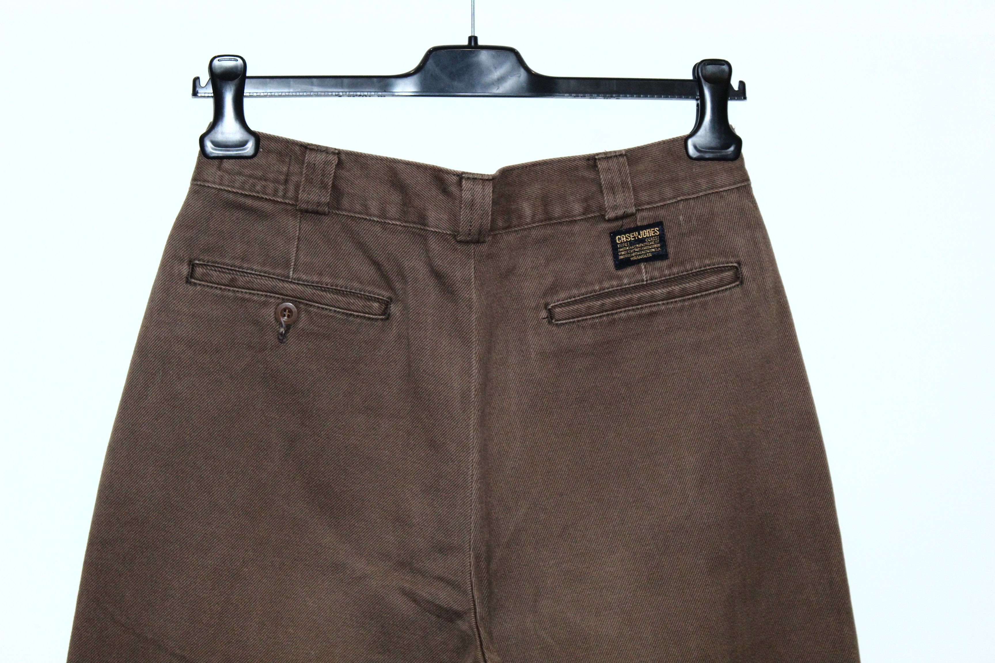 Wrangler VTG Casey Jones for Workers pleated cotton twill denim pants Size US 30 / EU 46 - 4 Thumbnail