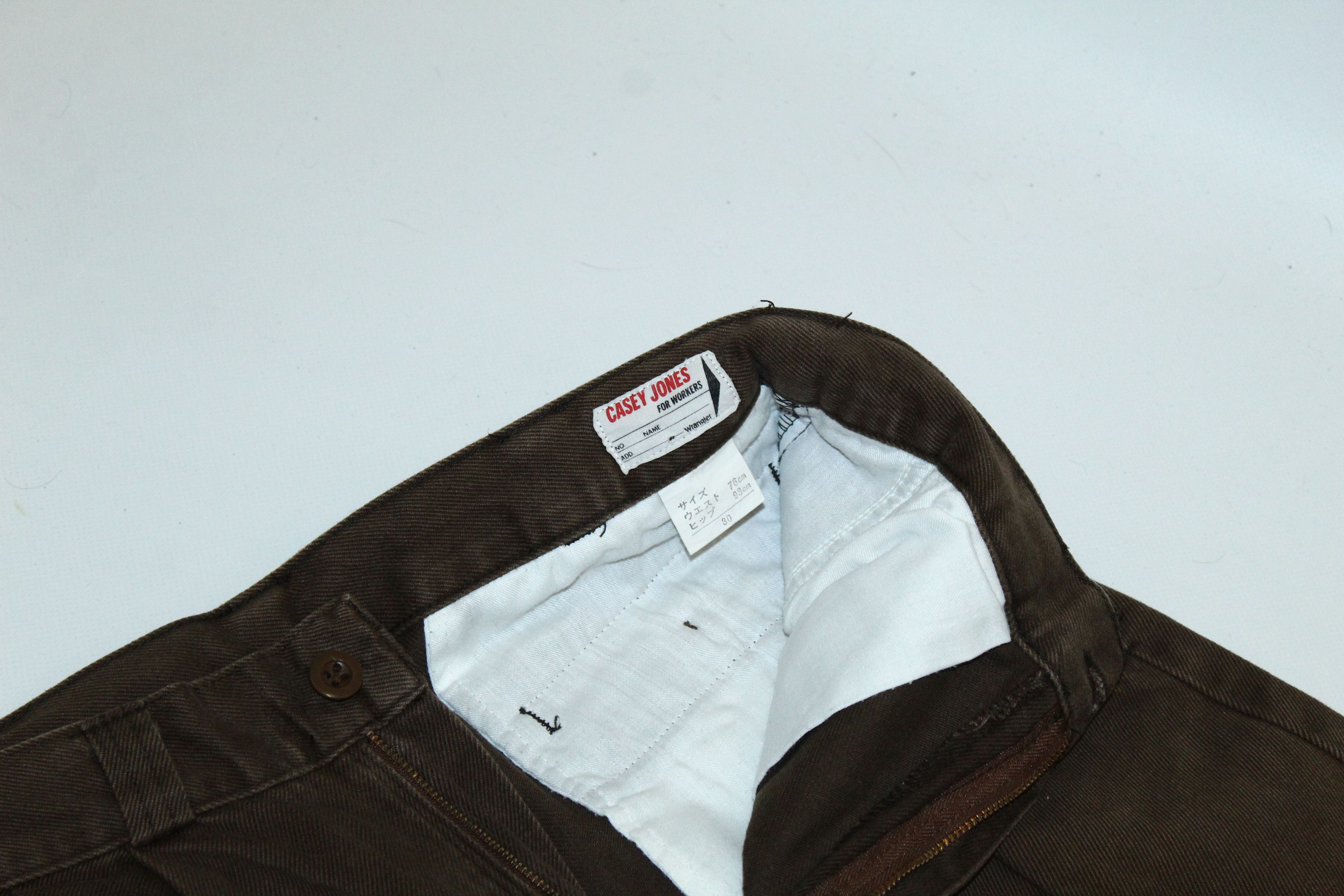 Wrangler VTG Casey Jones for Workers pleated cotton twill denim pants Size US 30 / EU 46 - 8 Thumbnail
