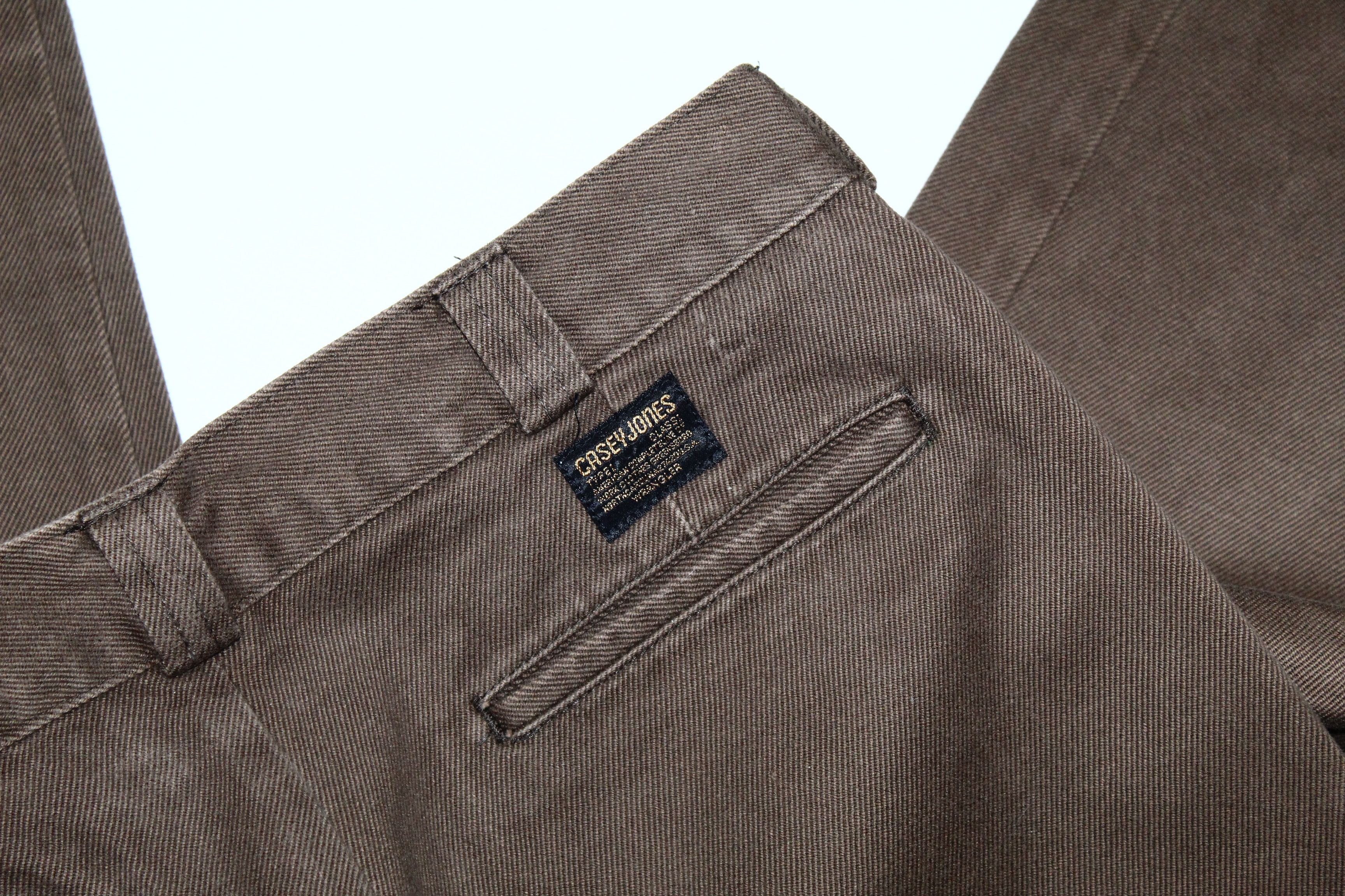 Wrangler VTG Casey Jones for Workers pleated cotton twill denim pants Size US 30 / EU 46 - 11 Thumbnail