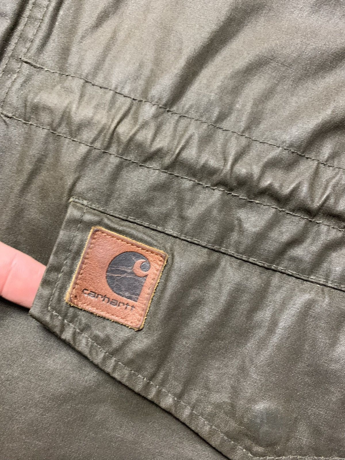 Carhartt × Vintage Vintage Carhartt Wip wax jacket size L rare Size US L / EU 52-54 / 3 - 3 Thumbnail