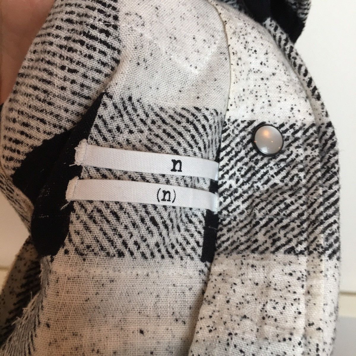 Number (N)ine Number (N)ine Check Long Sleeve Flannel Shirt Size US M / EU 48-50 / 2 - 4 Thumbnail