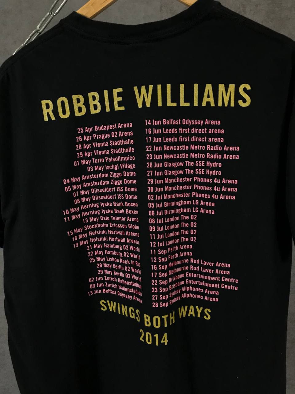 Band Tees Robbie Williams cult band tour tee Size US XL / EU 56 / 4 - 5 Thumbnail