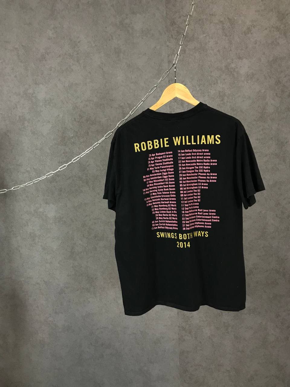 Band Tees Robbie Williams cult band tour tee Size US XL / EU 56 / 4 - 2 Thumbnail