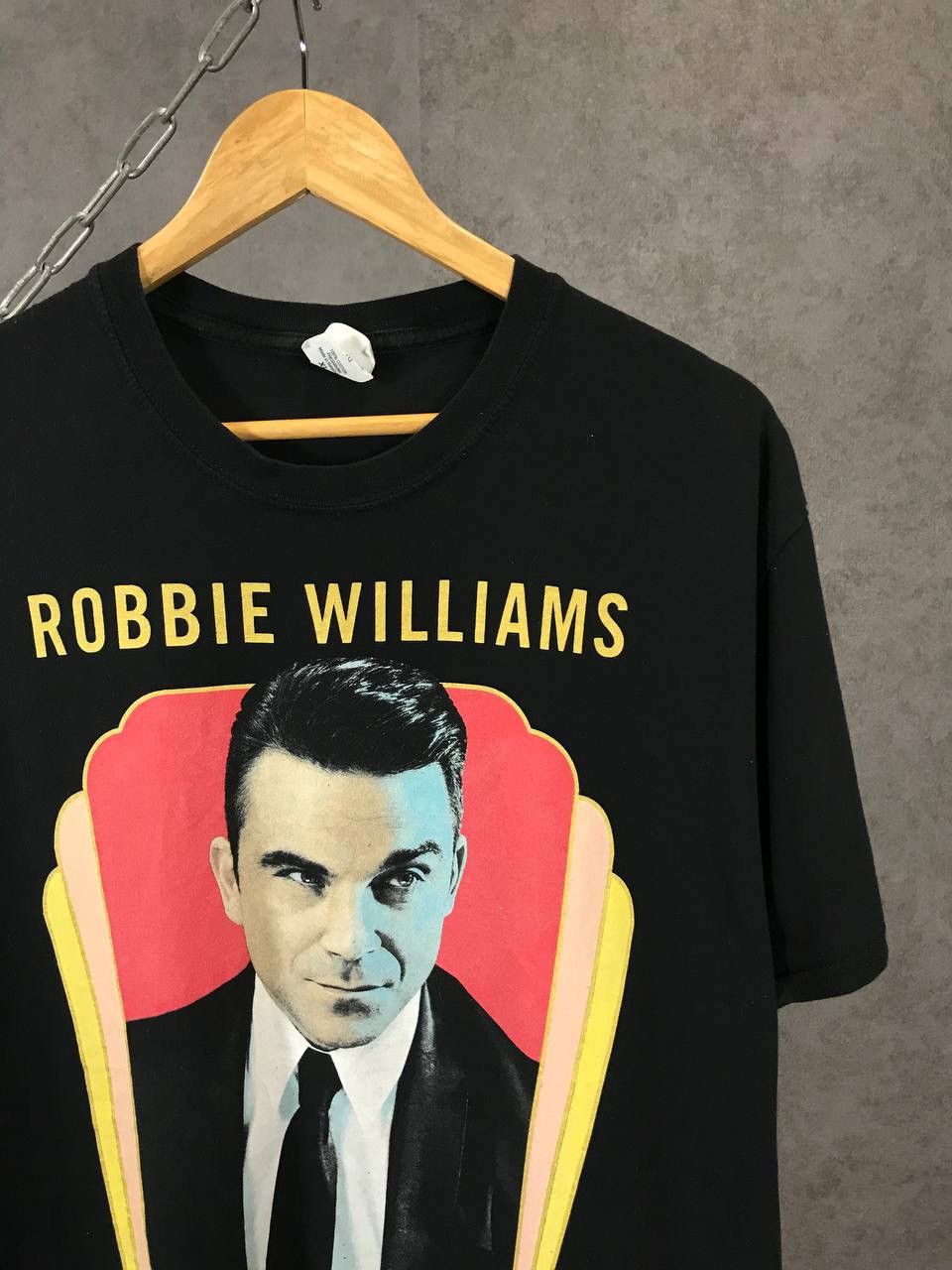 Band Tees Robbie Williams cult band tour tee Size US XL / EU 56 / 4 - 3 Thumbnail
