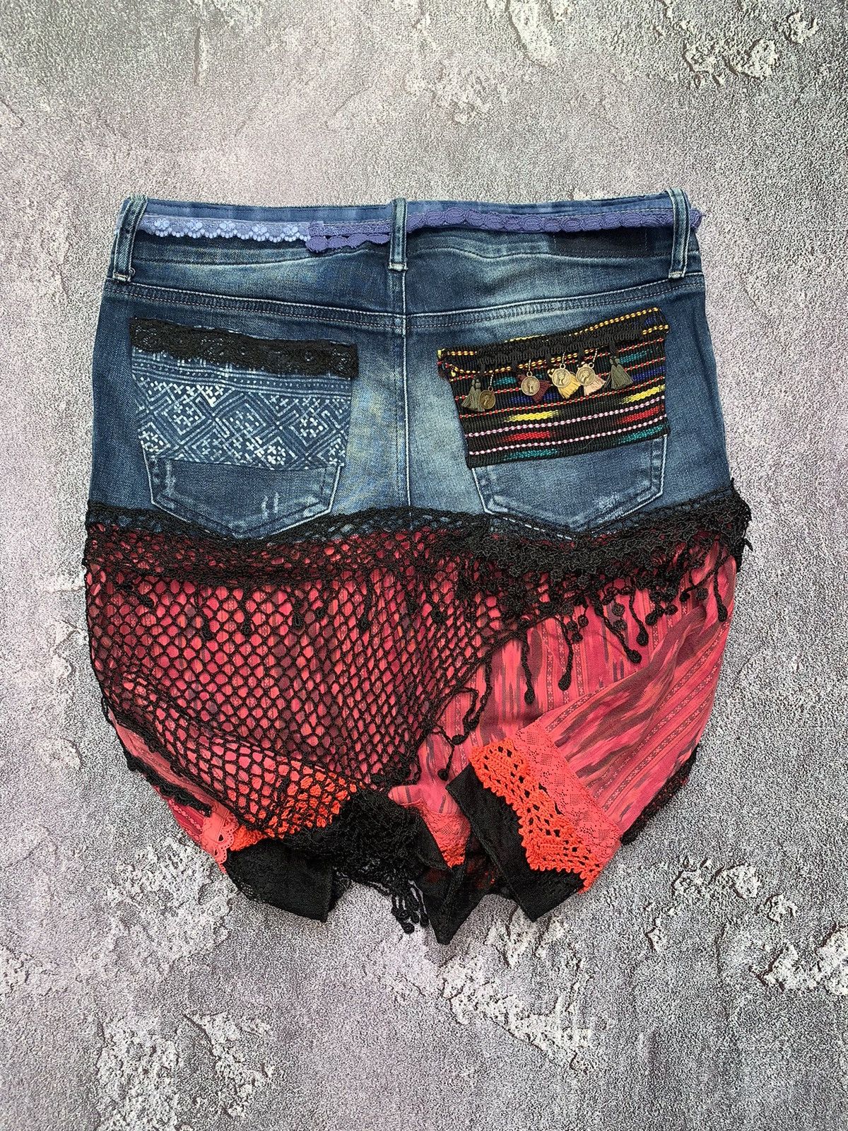 Diesel × Vintage Diesel 30/32 grupee super slim-skinny skirt mini maxi midi Size 30" / US 8 / IT 44 - 2 Thumbnail
