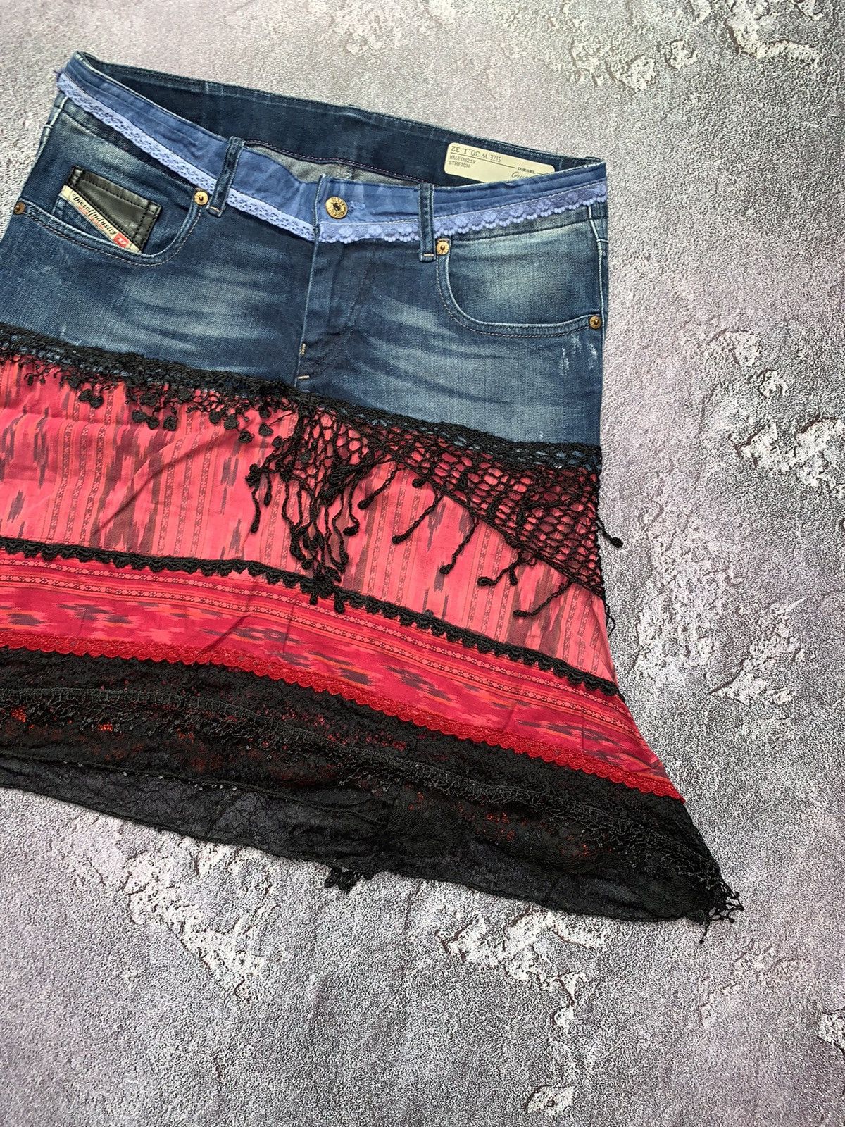 Diesel × Vintage Diesel 30/32 grupee super slim-skinny skirt mini maxi midi Size 30" / US 8 / IT 44 - 7 Thumbnail