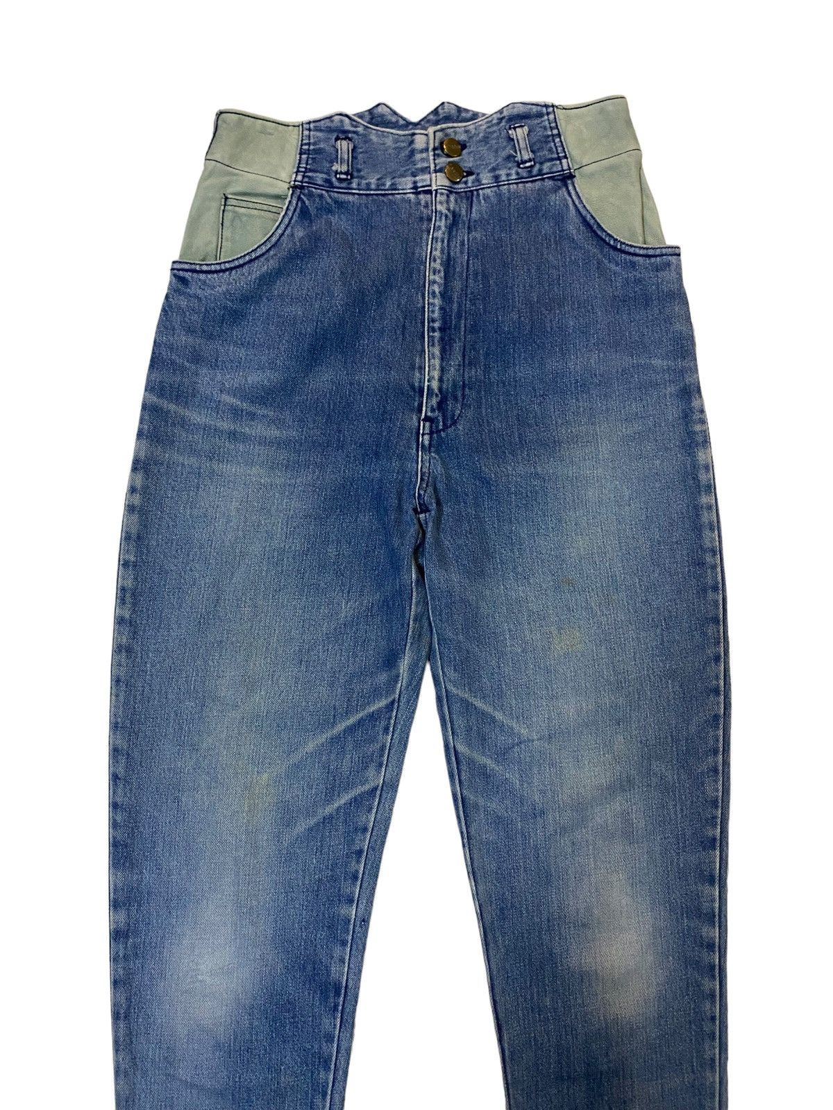 Isamu Katayama Backlash 💥Vintage Isamu Ishii Company Hight Waist Denim Size 26" / US 2 / IT 38 - 5 Thumbnail