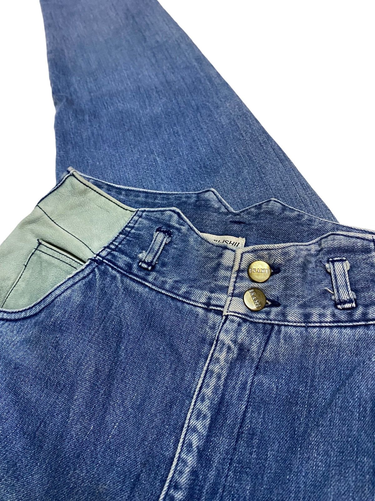 Isamu Katayama Backlash 💥Vintage Isamu Ishii Company Hight Waist Denim Size 26" / US 2 / IT 38 - 3 Thumbnail