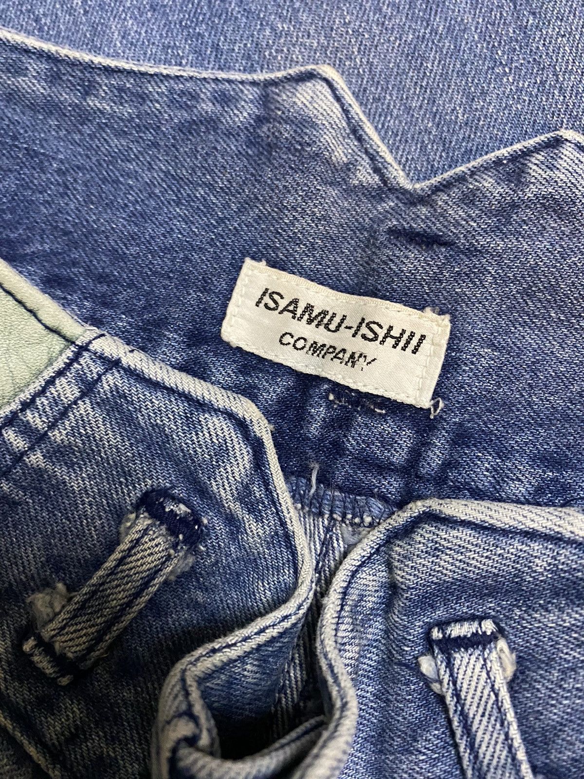 Isamu Katayama Backlash 💥Vintage Isamu Ishii Company Hight Waist Denim Size 26" / US 2 / IT 38 - 9 Thumbnail