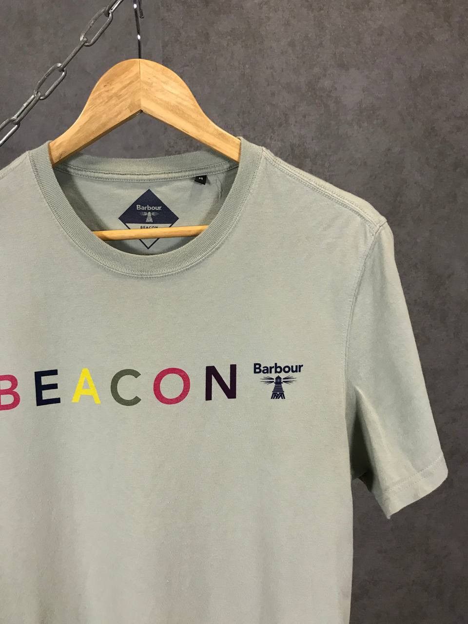 Barbour Barbour Beacon casual streetwear center logo tee Size US M / EU 48-50 / 2 - 2 Thumbnail